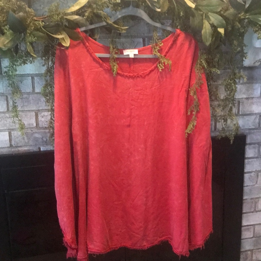 UMGEE PONCHO - Distressed look with frayed ends.